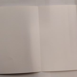 Handmappe weiß mit Logo auf gehämmertem Papier Nr. 581 E