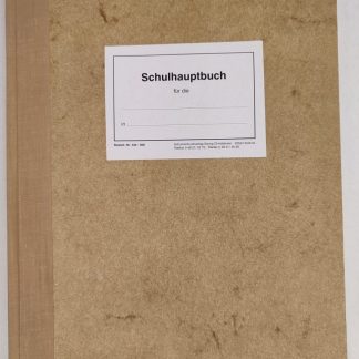 Schulhauptbuch mit Entlassungszeugnis Nr. 330/500