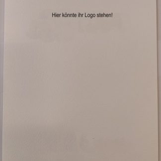 Handmappe weiß mit Logo Nr. 581 E