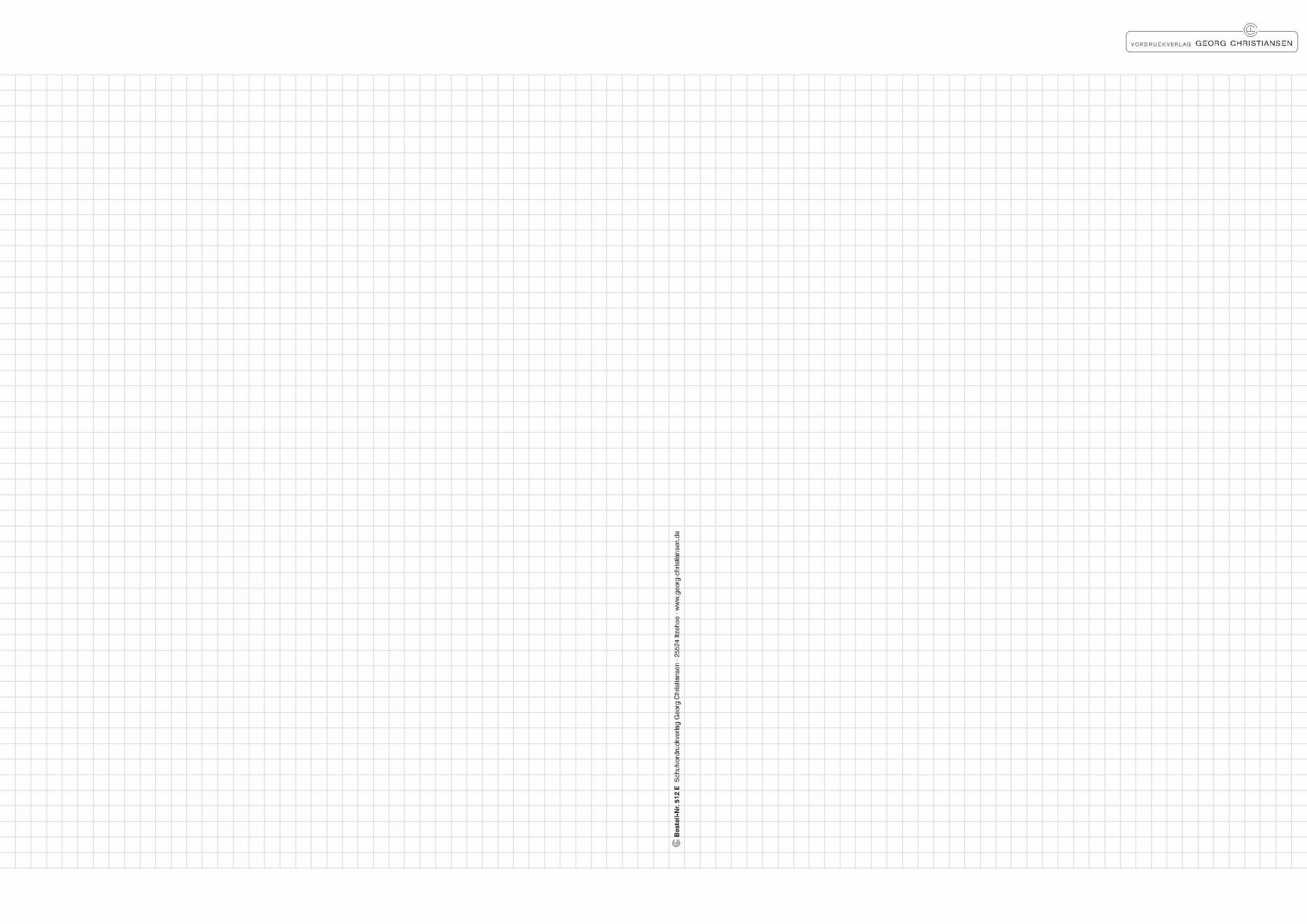 Prüfungspapier mit Logo liniert/kariert Nr. 512 E – Bild 5