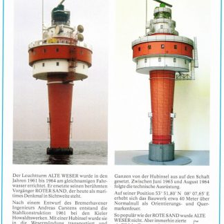 Modellbau Leuchtturm "Alte Weser"