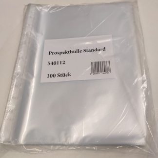 Prospekthüllen gelocht DIN A4 transparent